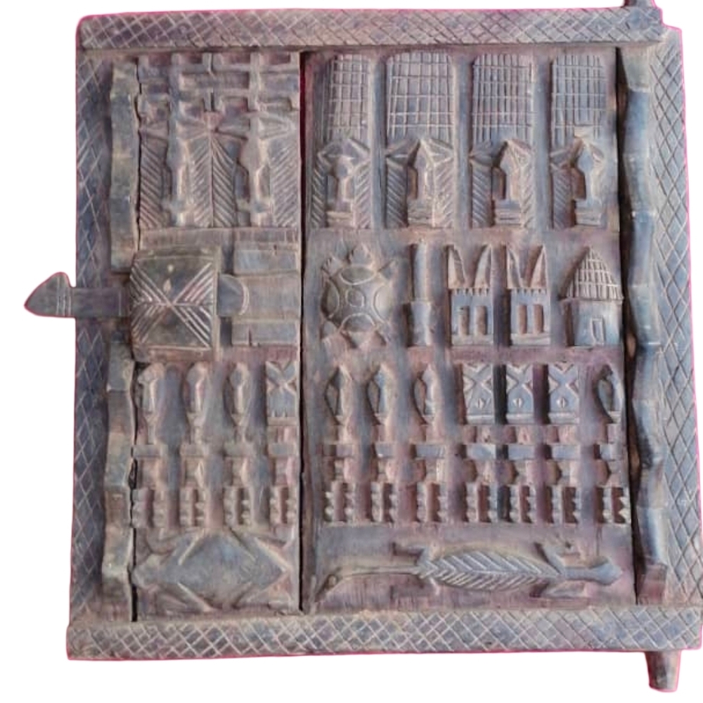 Dogon Door Authentic Sculpture